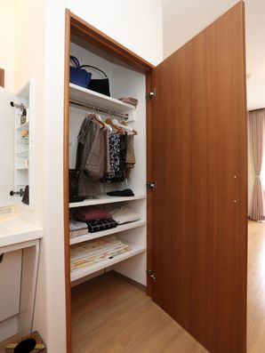 収納力あるクローゼット