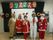 クリスマス仮装の集合写真