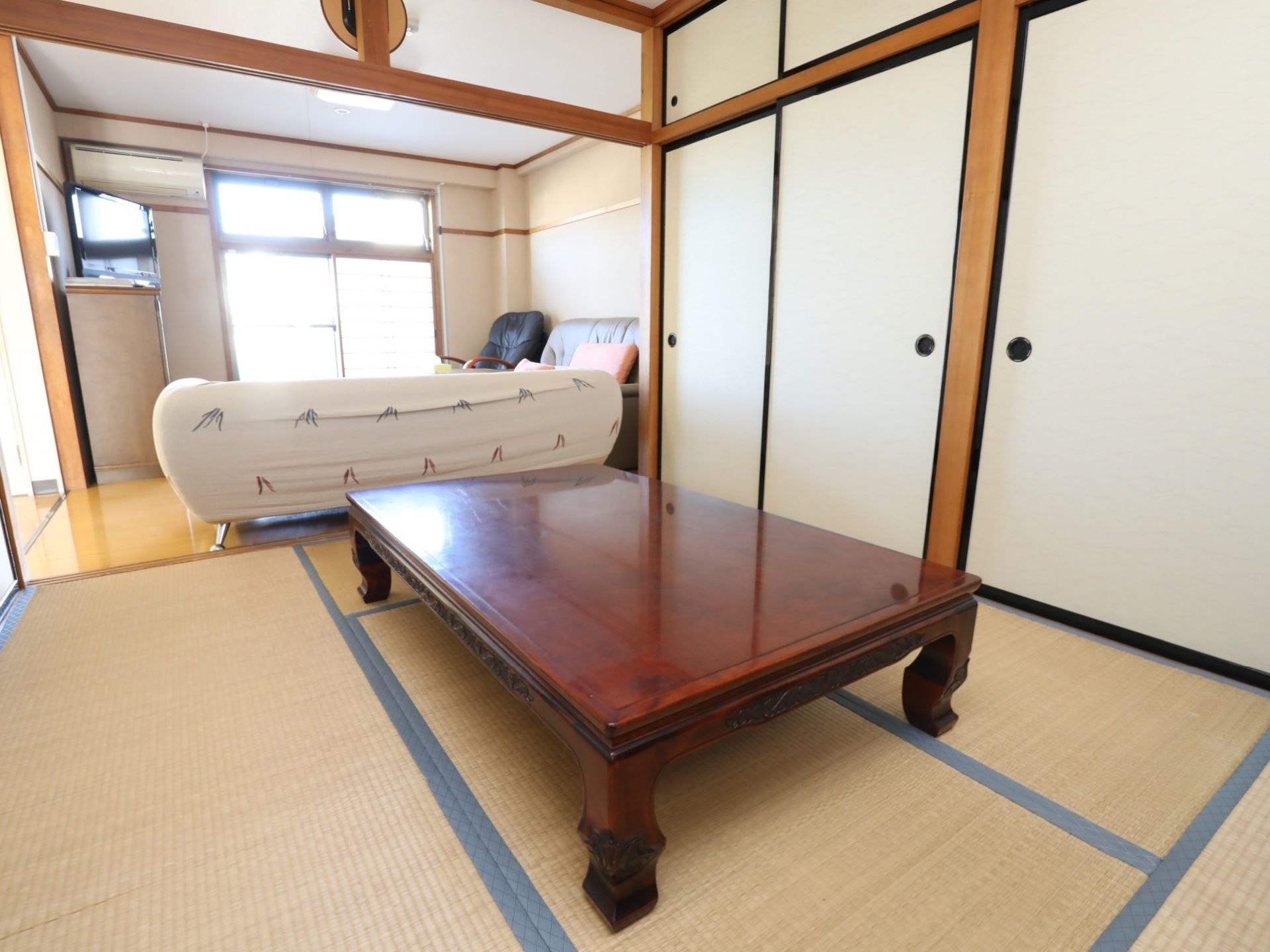 入居者様が集まり、憩いの場として利用できる畳の部屋を設けている。円滑なコミュニケーションを図れ、張りのある生活を送ることができる。