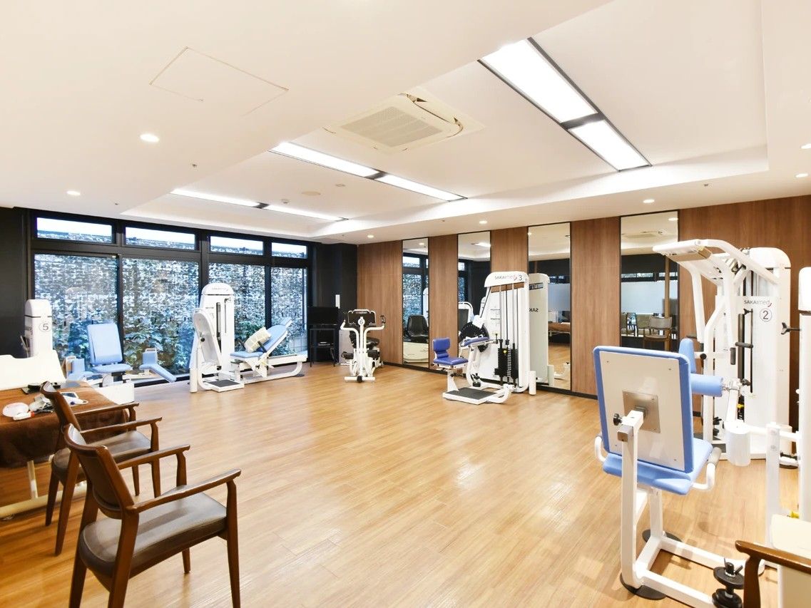 活気あるトレーニング室