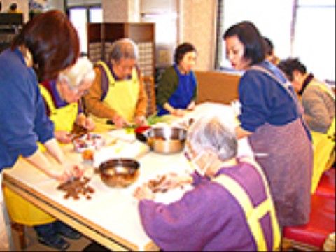 共同調理活動の多目的室