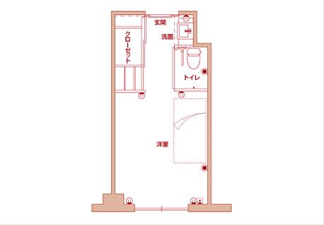 ラビアンローズ高槻の間取り1の間取り図