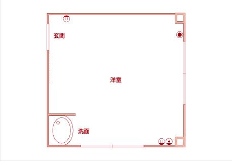 ラビアンローズ高槻の間取り2の間取り図