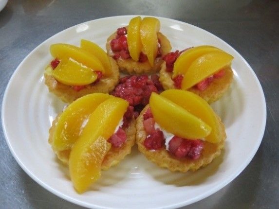 美味しそうな手作りデザート