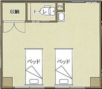 エンシア白浜のCタイプの間取り図