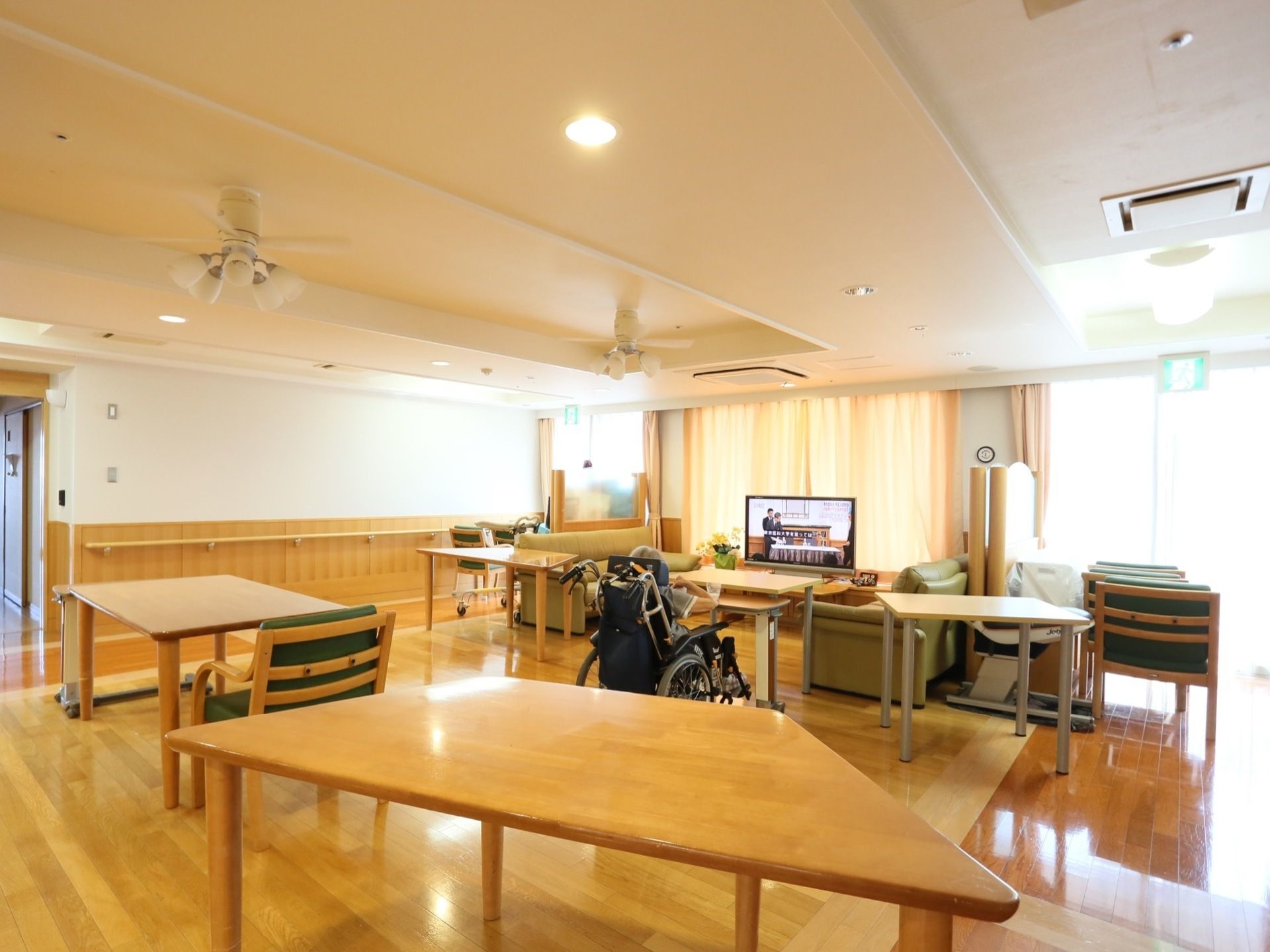 ゆったりした共有リビング