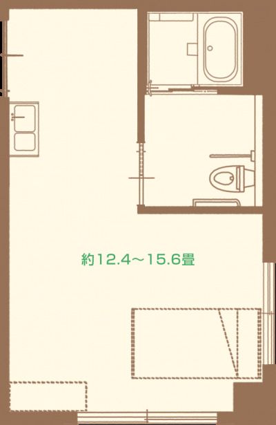 ファミリーコート加納のタイプBの間取り図