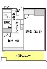 介護付有料老人ホーム かがやきの郷のS、SSタイプの間取り図
