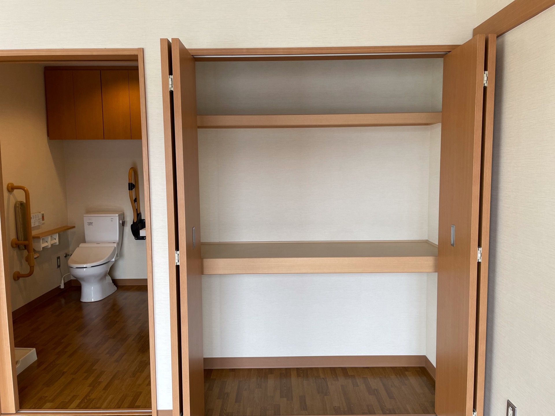 収納とトイレの空間
