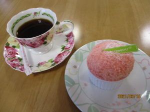 カップケーキとコーヒー