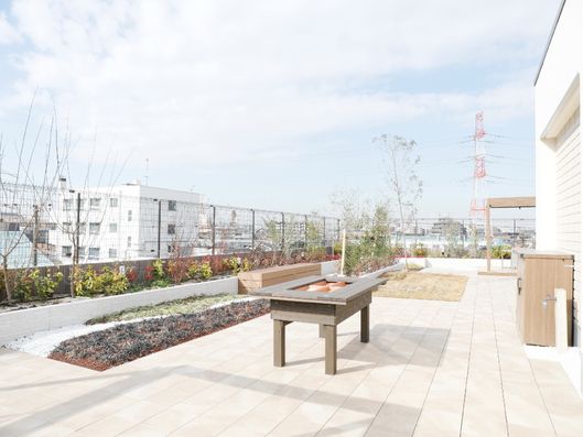 屋上テラス