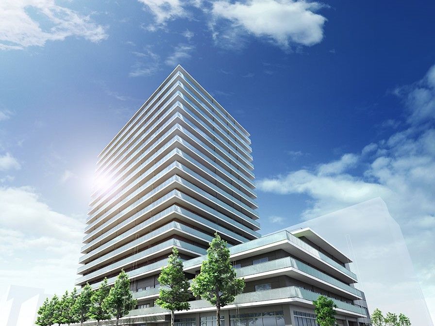 マンションのようなスタイリッシュな外観である。介護施設のイメージをくつがえすようなたたずまいである。