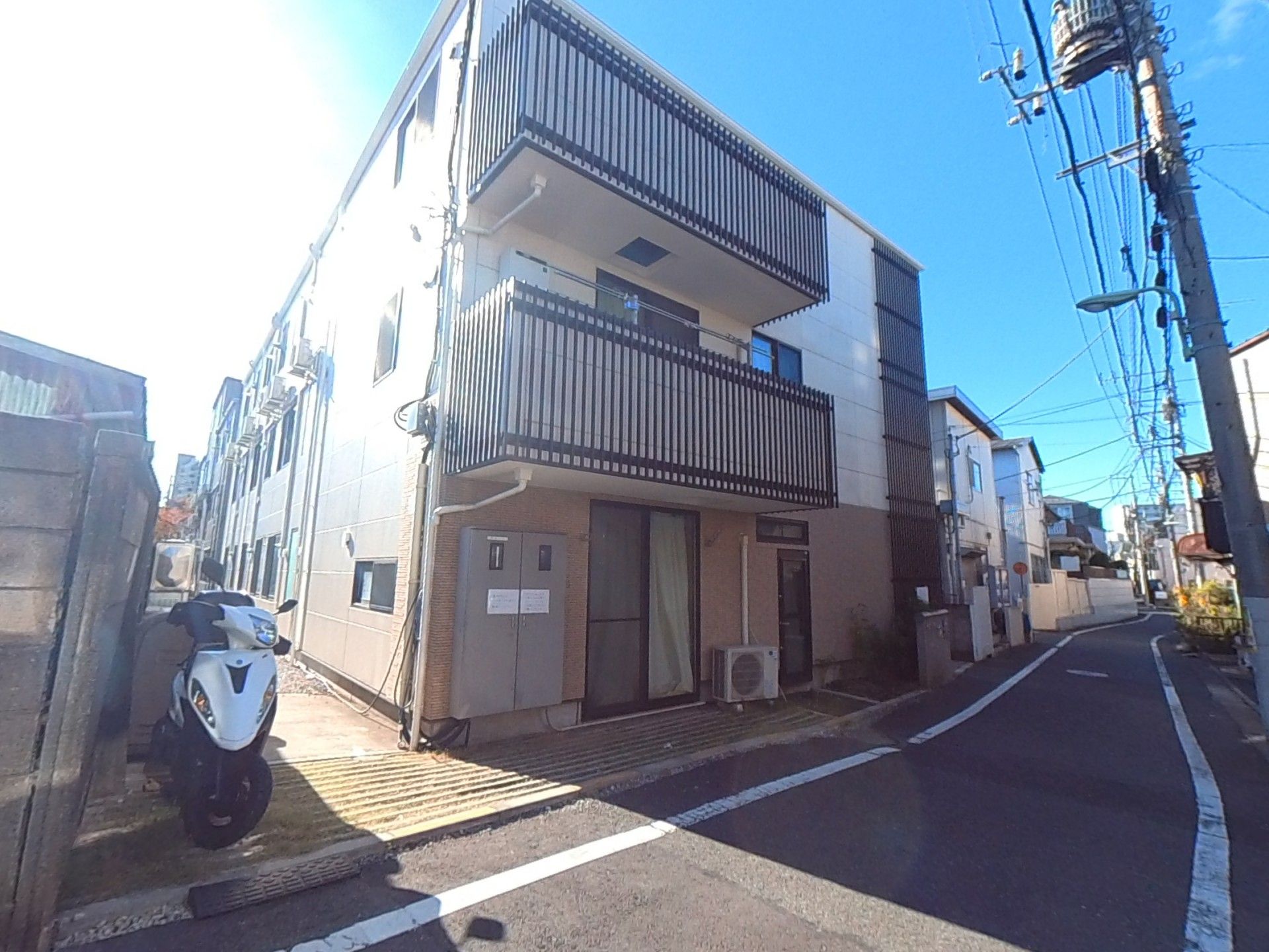 新しい生活の建物外観