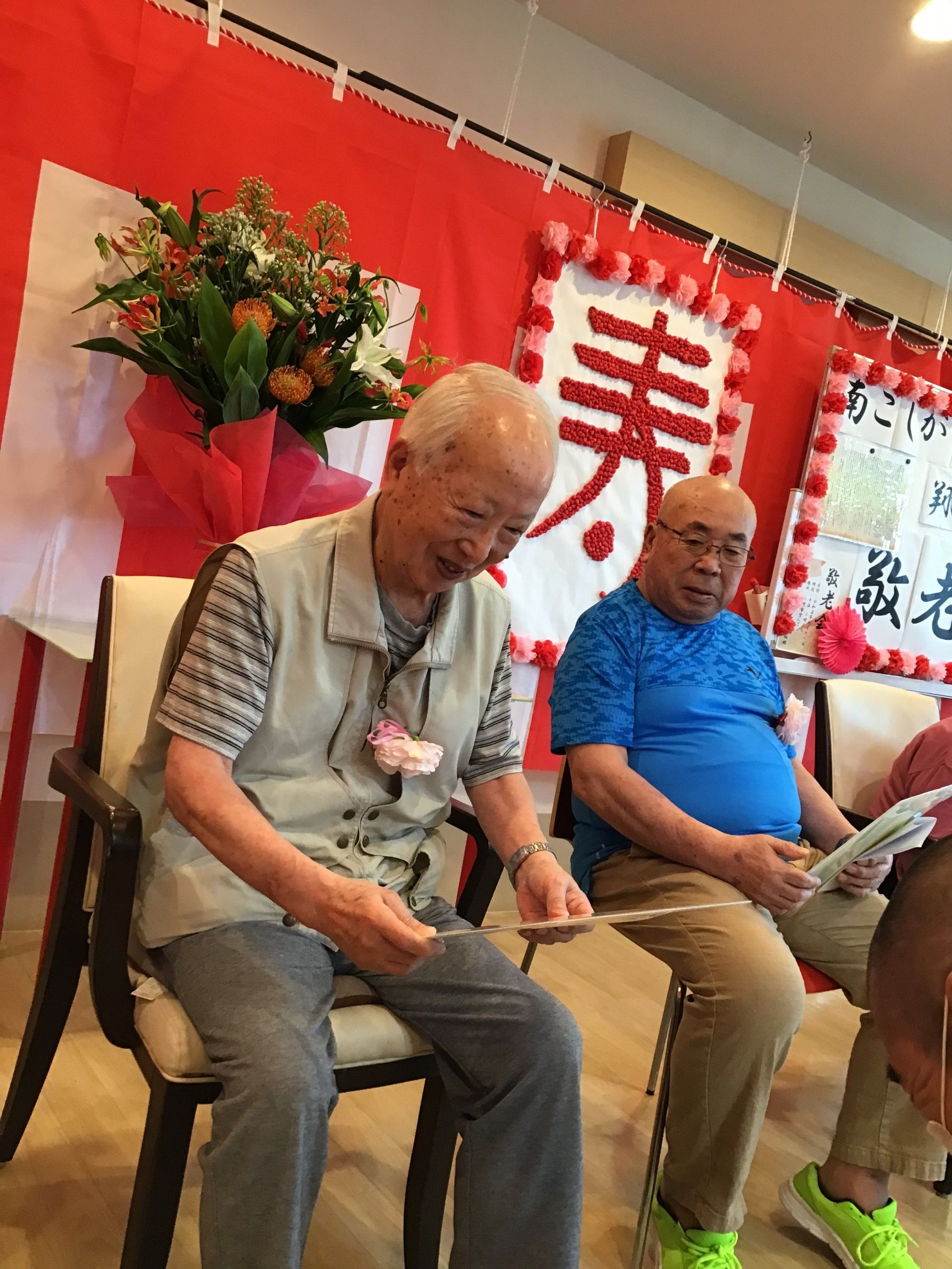 祝賀会の様子
