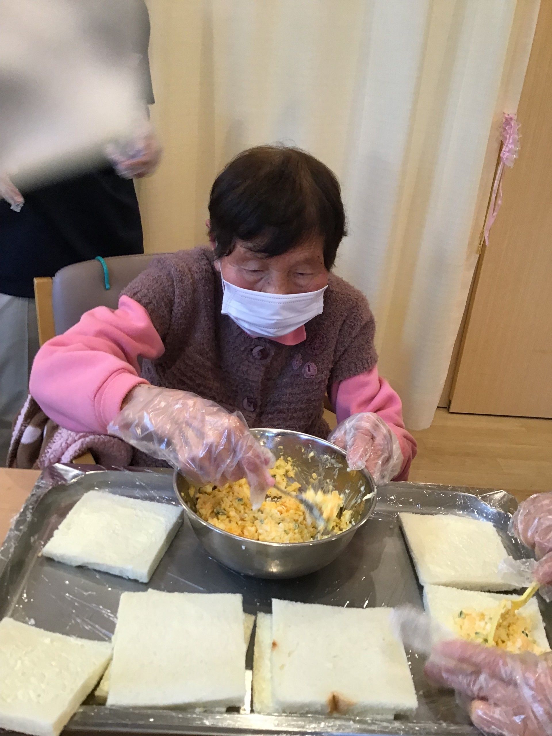 手作り料理の活動風景
