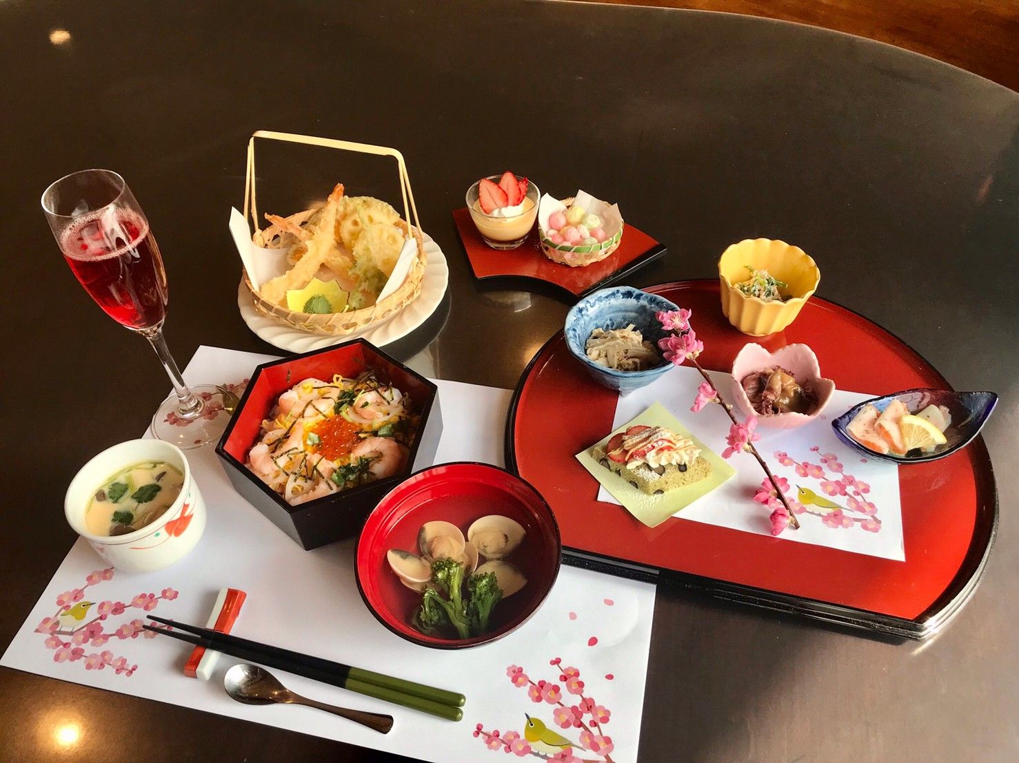 和食の美しい盛り付け