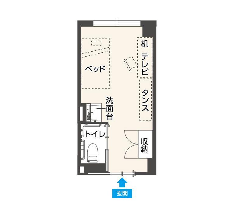 チャーム狛江の間取り1の間取り図