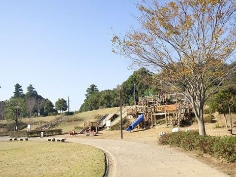「シニア町内会 NARITA公津の杜」の周辺環境。ストレッチや運動場に適した環境にある。