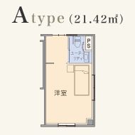 シニア町内会NARITA公津の杜のAtypeの間取り図
