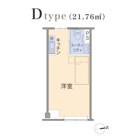 シニア町内会NARITA公津の杜のＤtypeの間取り図