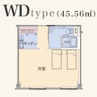 シニア町内会NARITA公津の杜のWＤtypeの間取り図