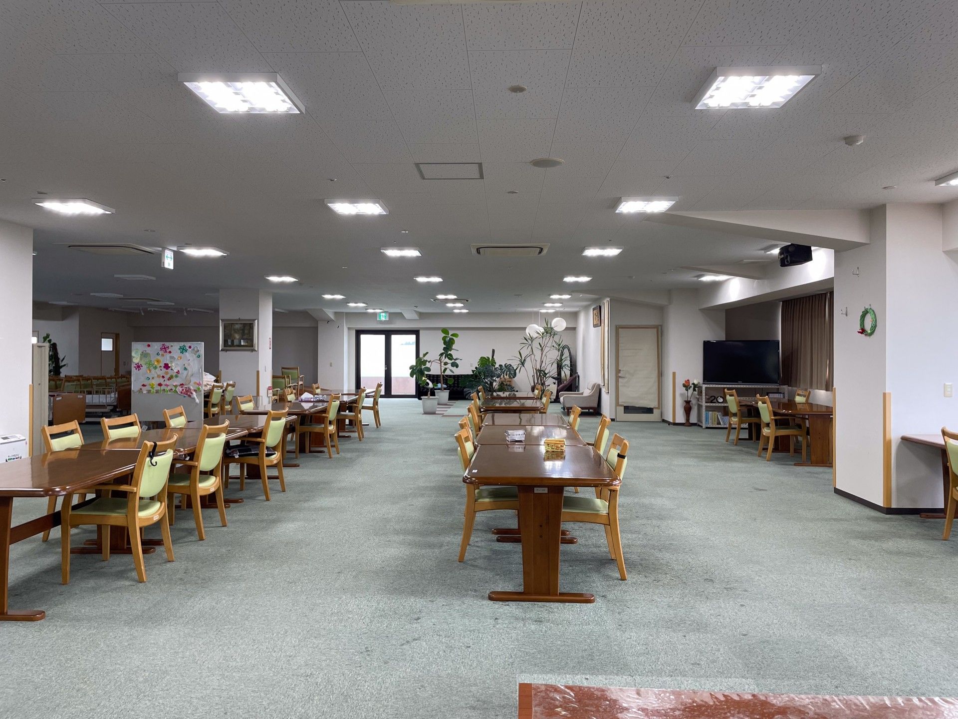 広々とした共有スペース