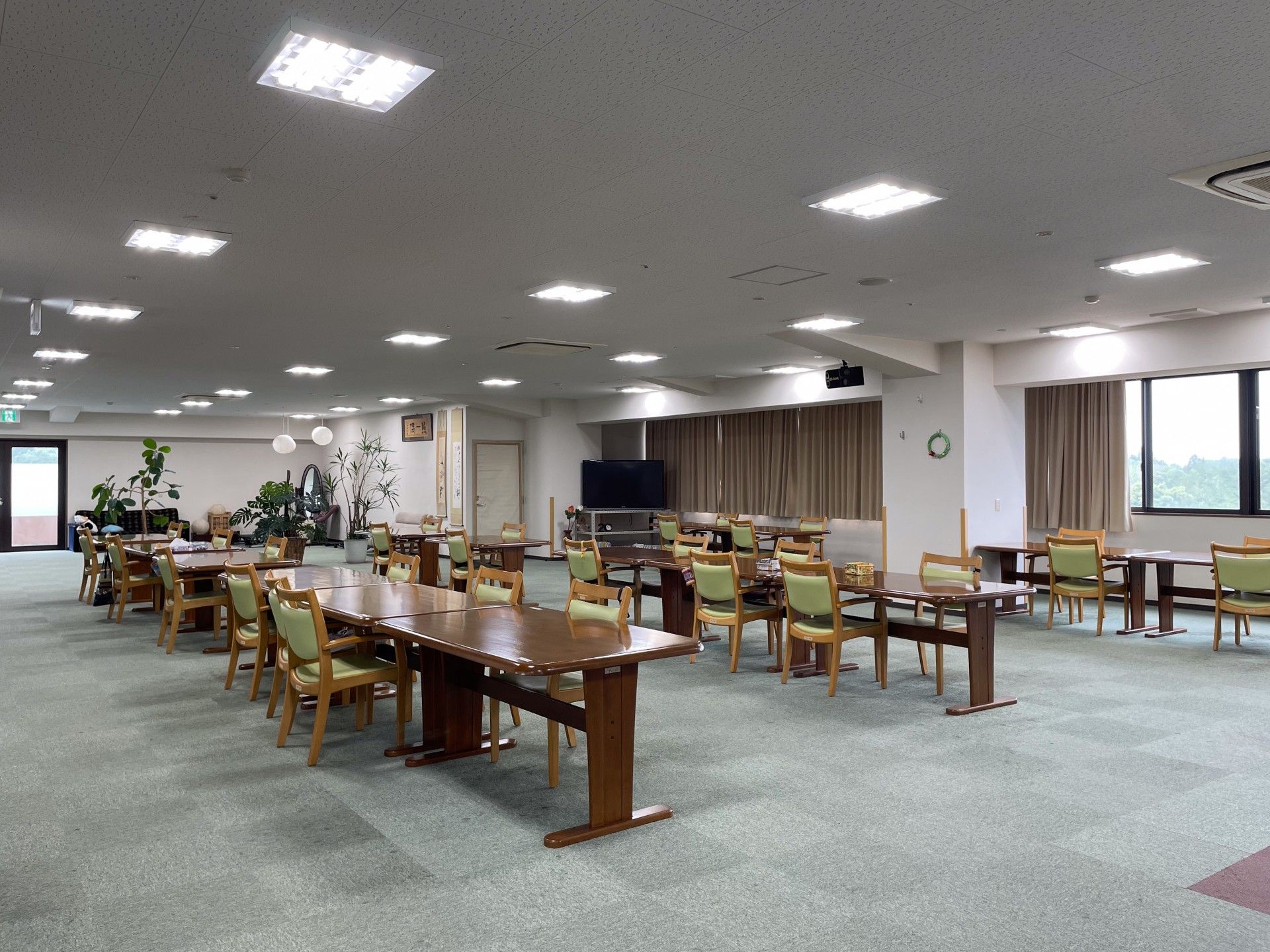 広々とした共有スペース