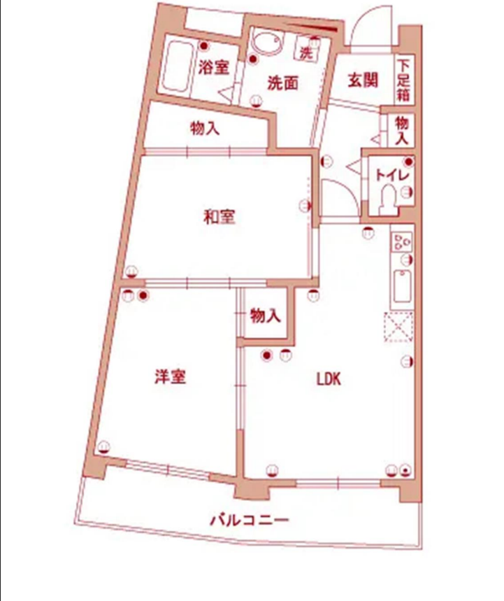 ロングライフ上野芝のプラチナR・S／ロイヤルの間取り図