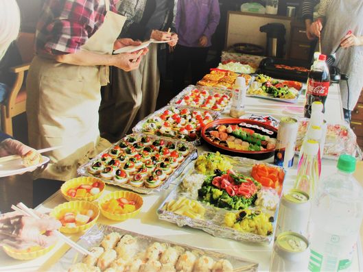 2018年末ビュッフェ食