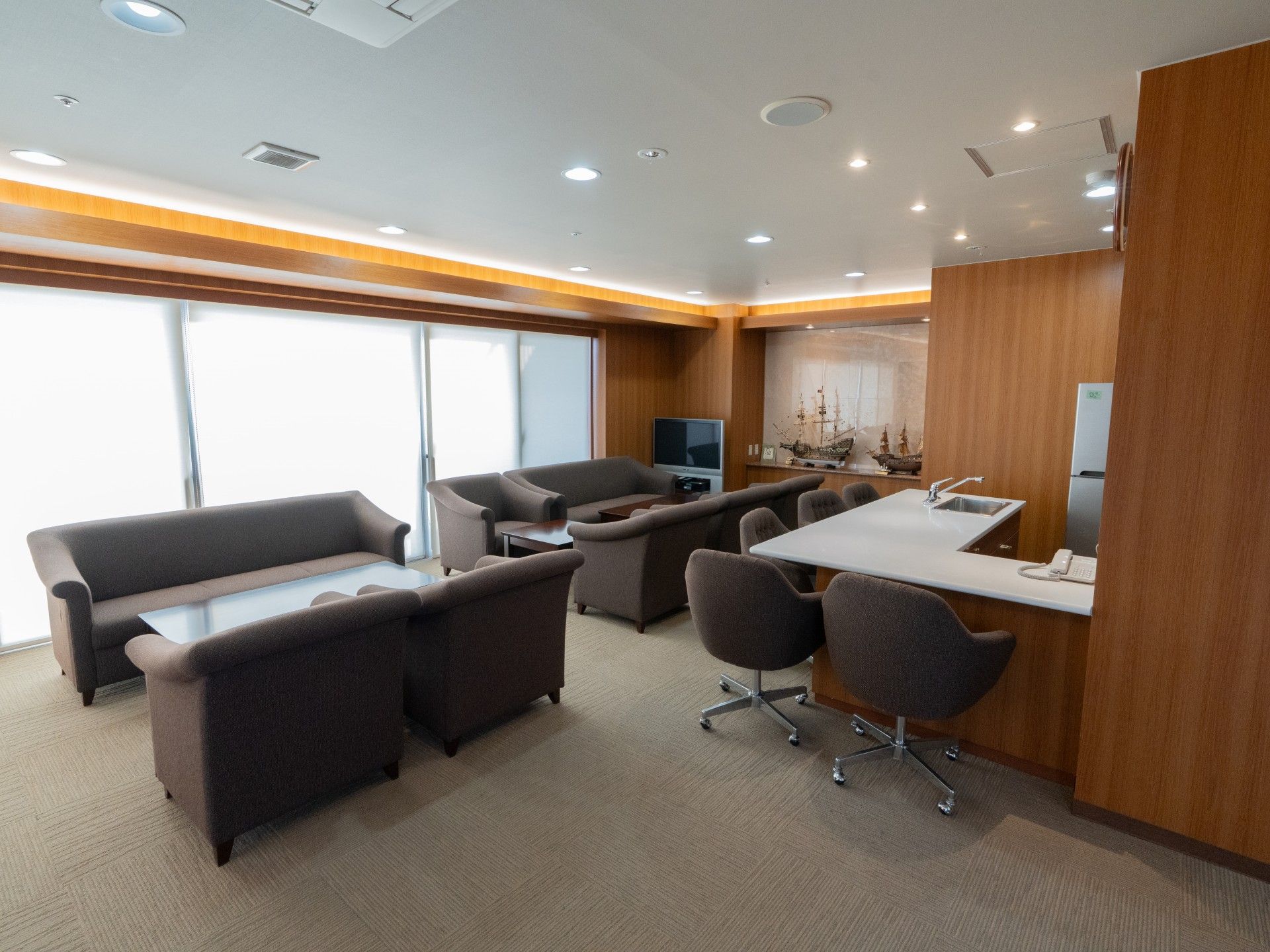 落ち着いた雰囲気のリビング