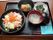 星形に材料を切って盛られているちらし寿司や吸い物、煮物、青菜の和え物などが並んでいる行事食。