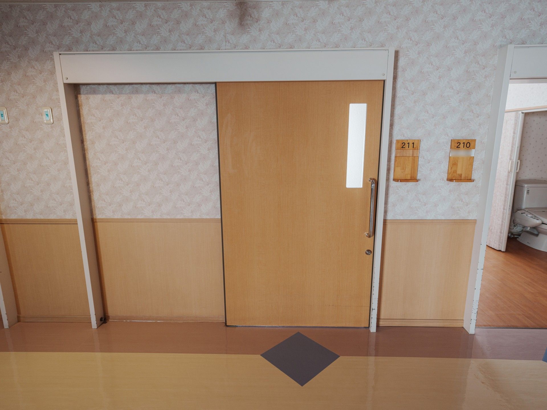 部屋の入口