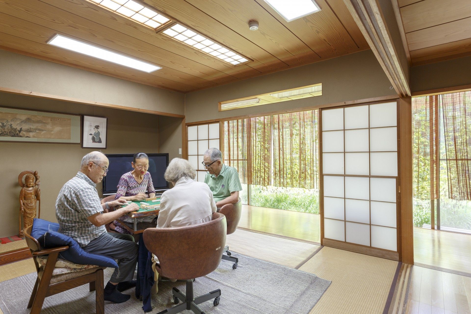 和室で楽しむ憩いの時間
