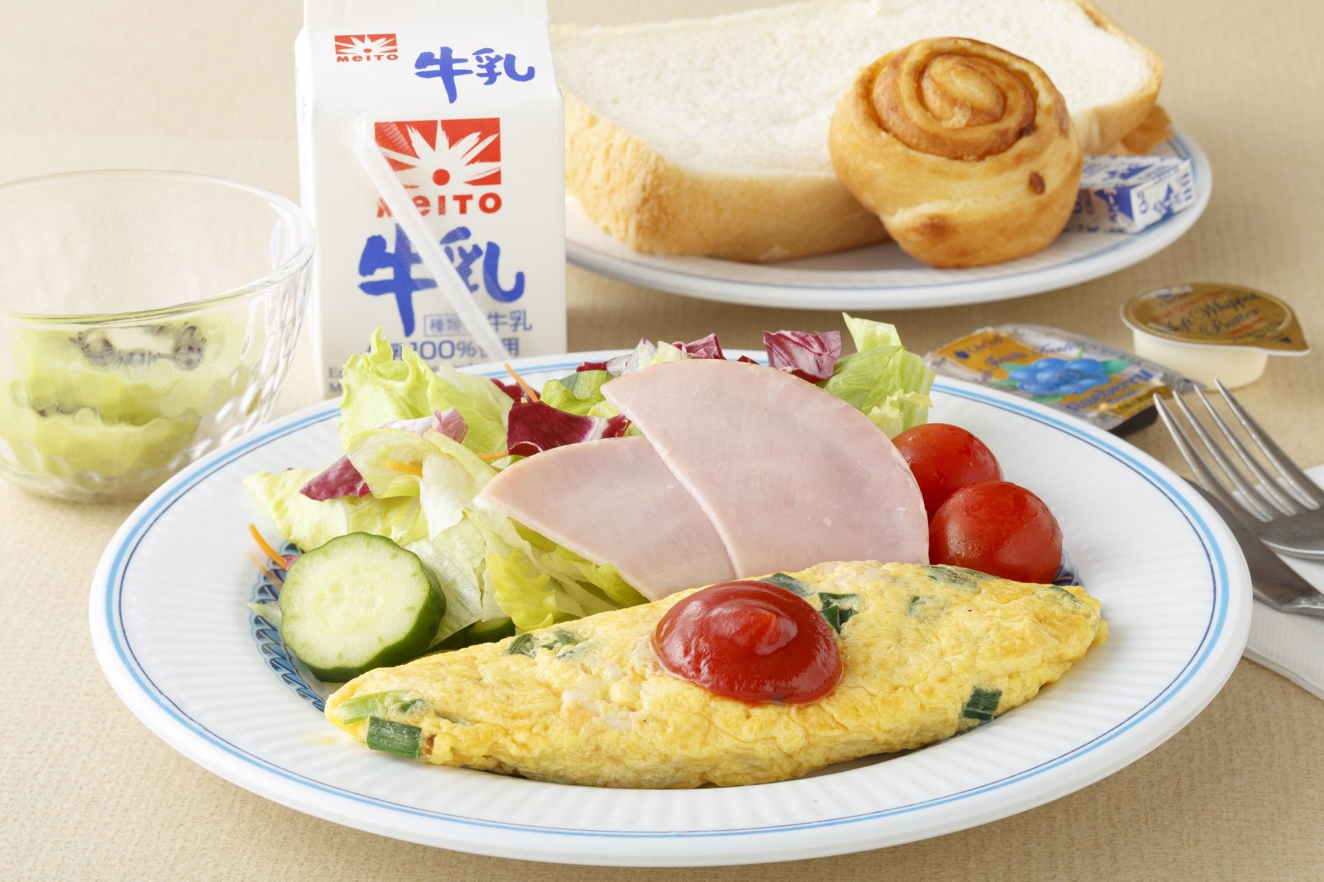 栄養バランスの朝食
