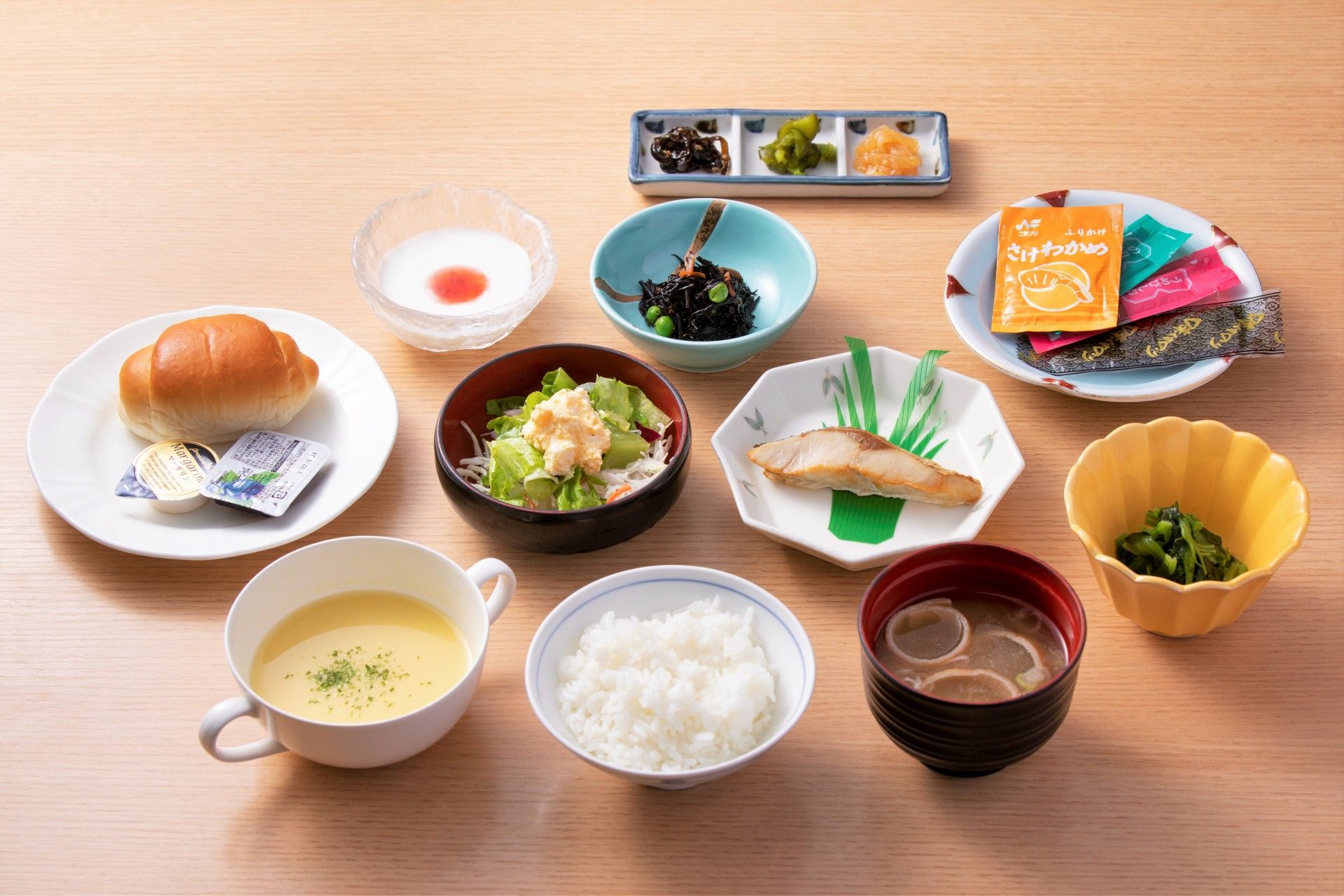 バランスの良い朝食メニュー