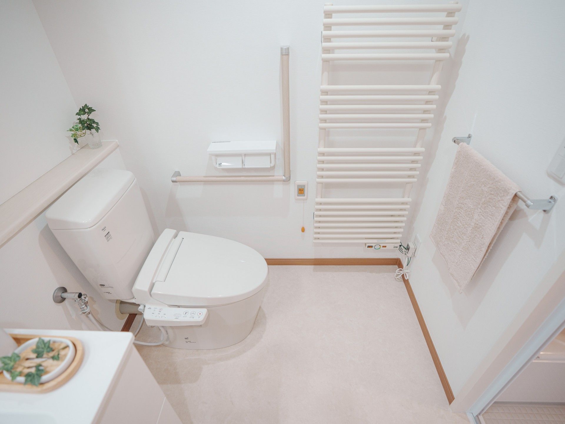 清潔感のあるトイレ空間