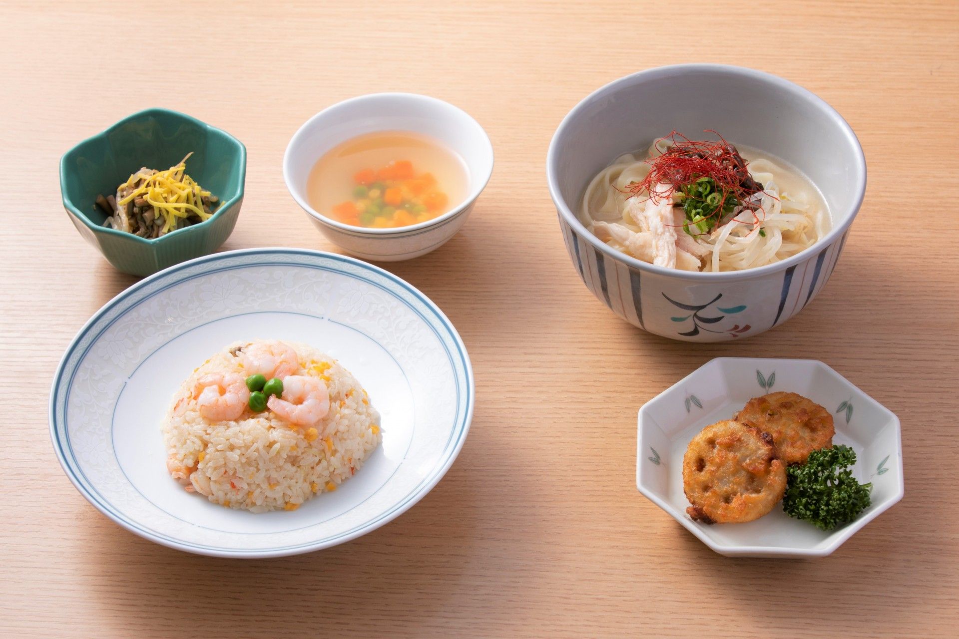 栄養バランスの取れた食事内容