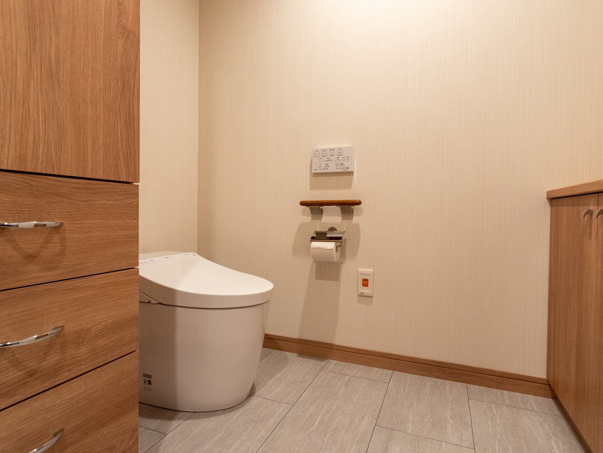 清潔なトイレ空間