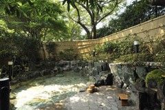 緑豊かな休憩所