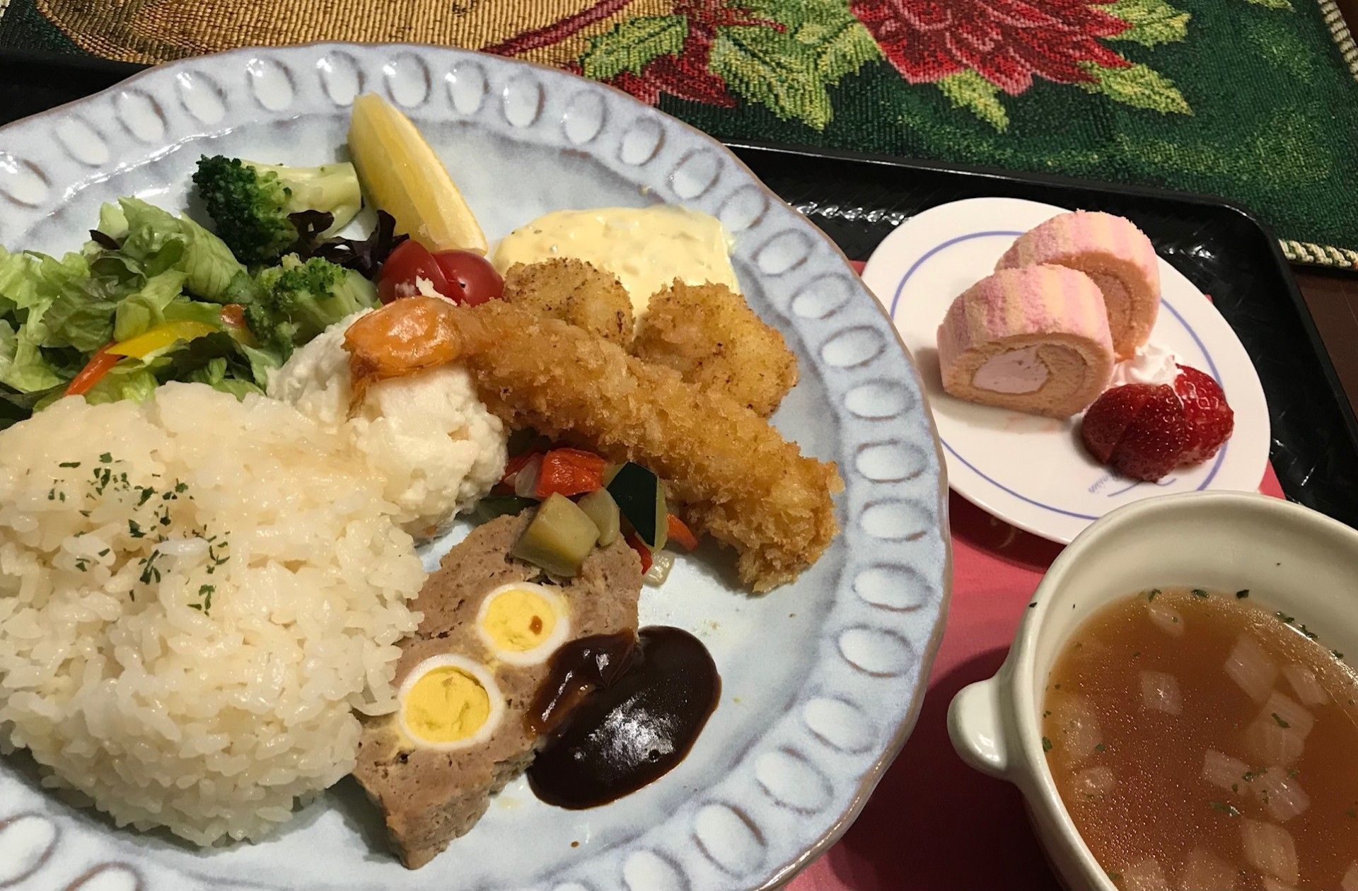 バランスの取れた食事内容