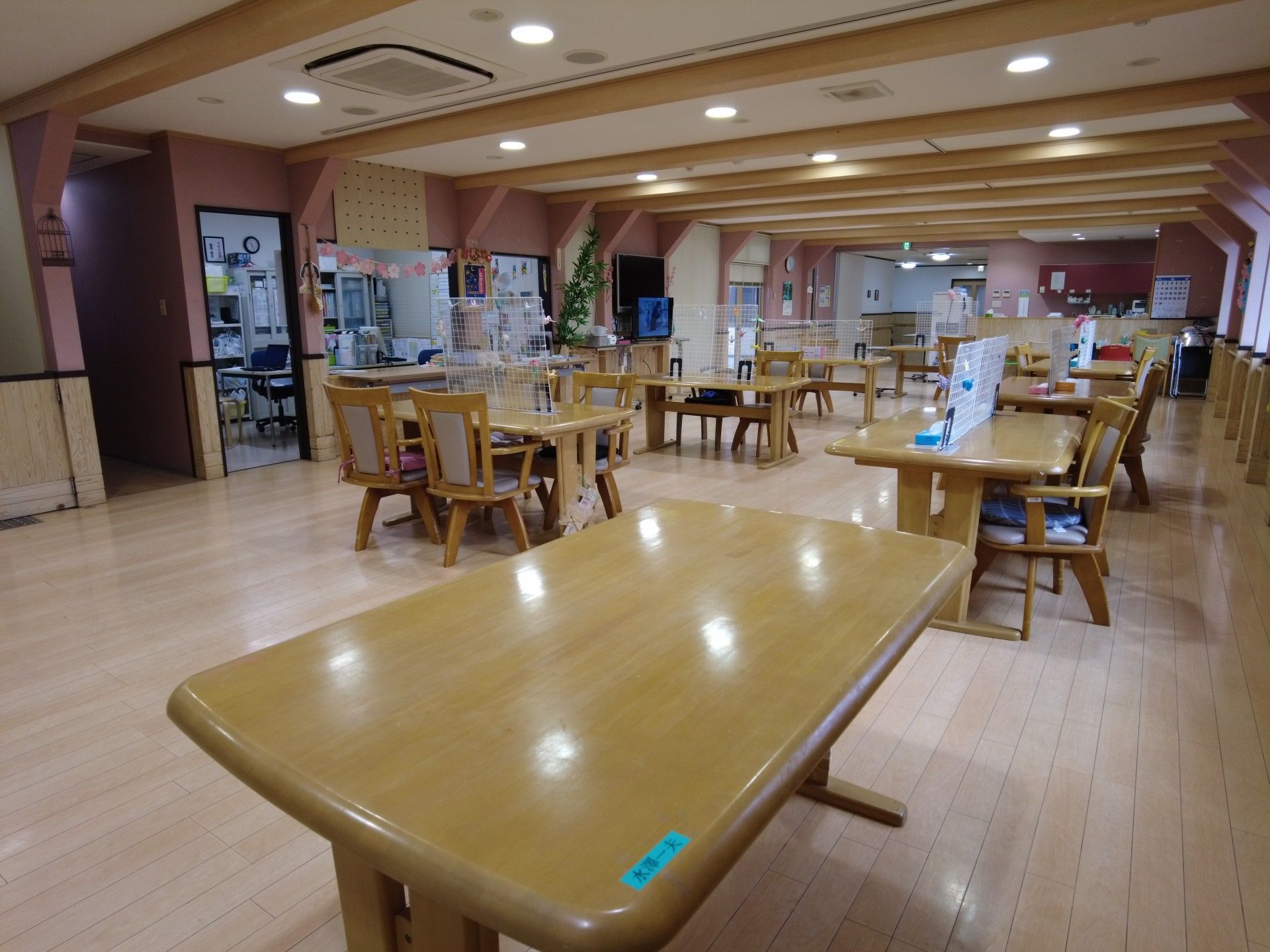 広々とした共有スペース