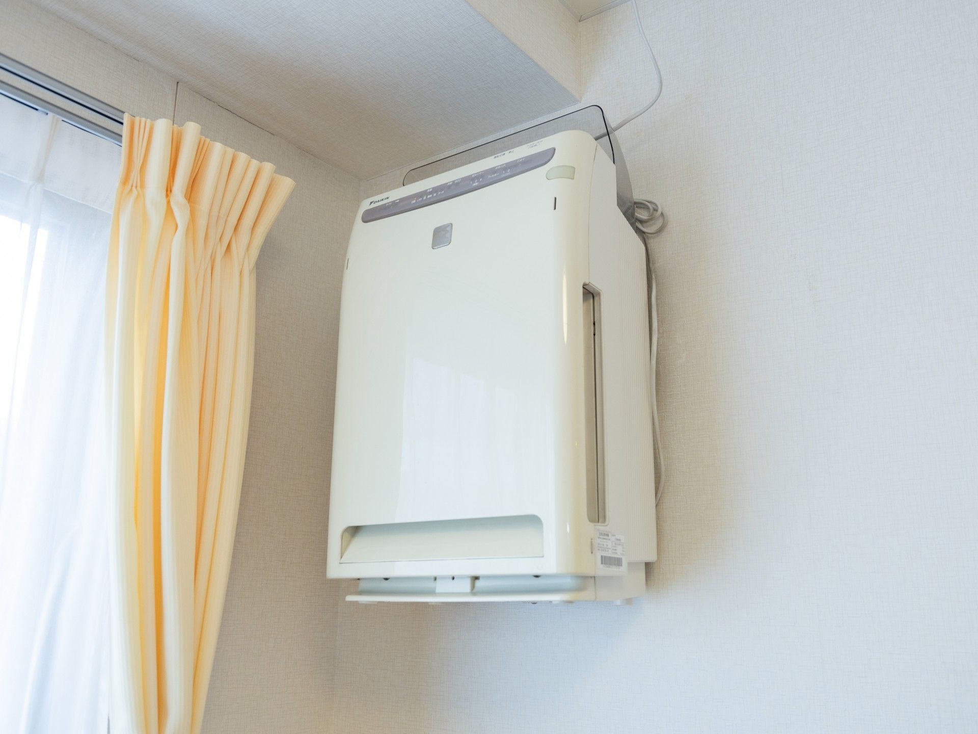 空気清浄機のある部屋