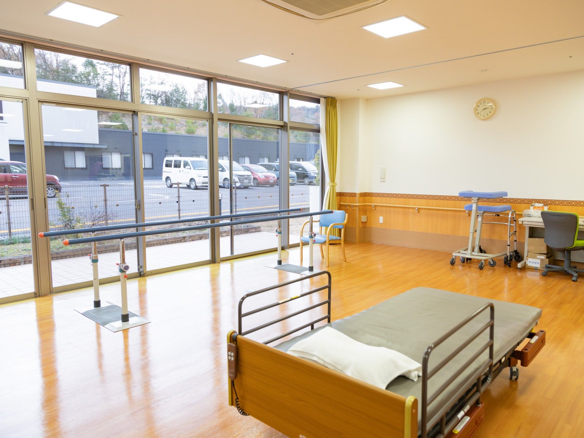 リハビリ用の広い部屋