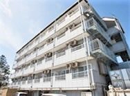 日当たりの良い場所に建っている鉄骨造の建物の写真。高齢者向け住宅の外観