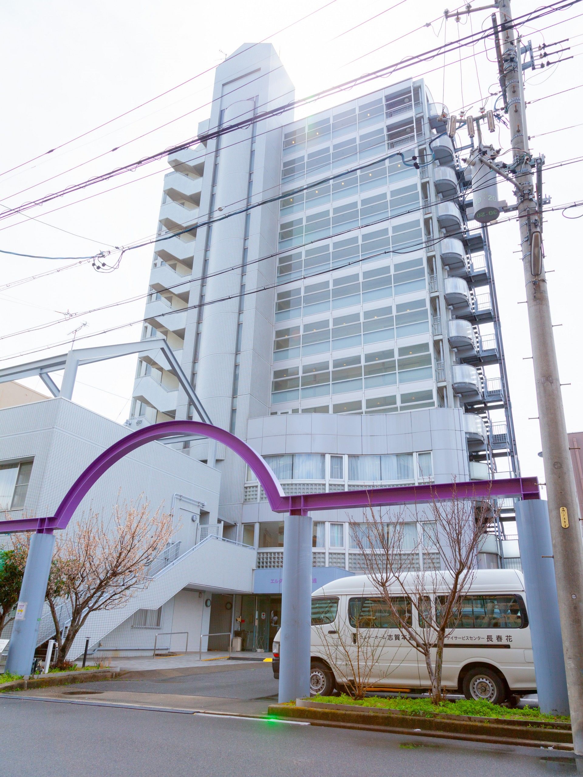 モダンな建築の外観