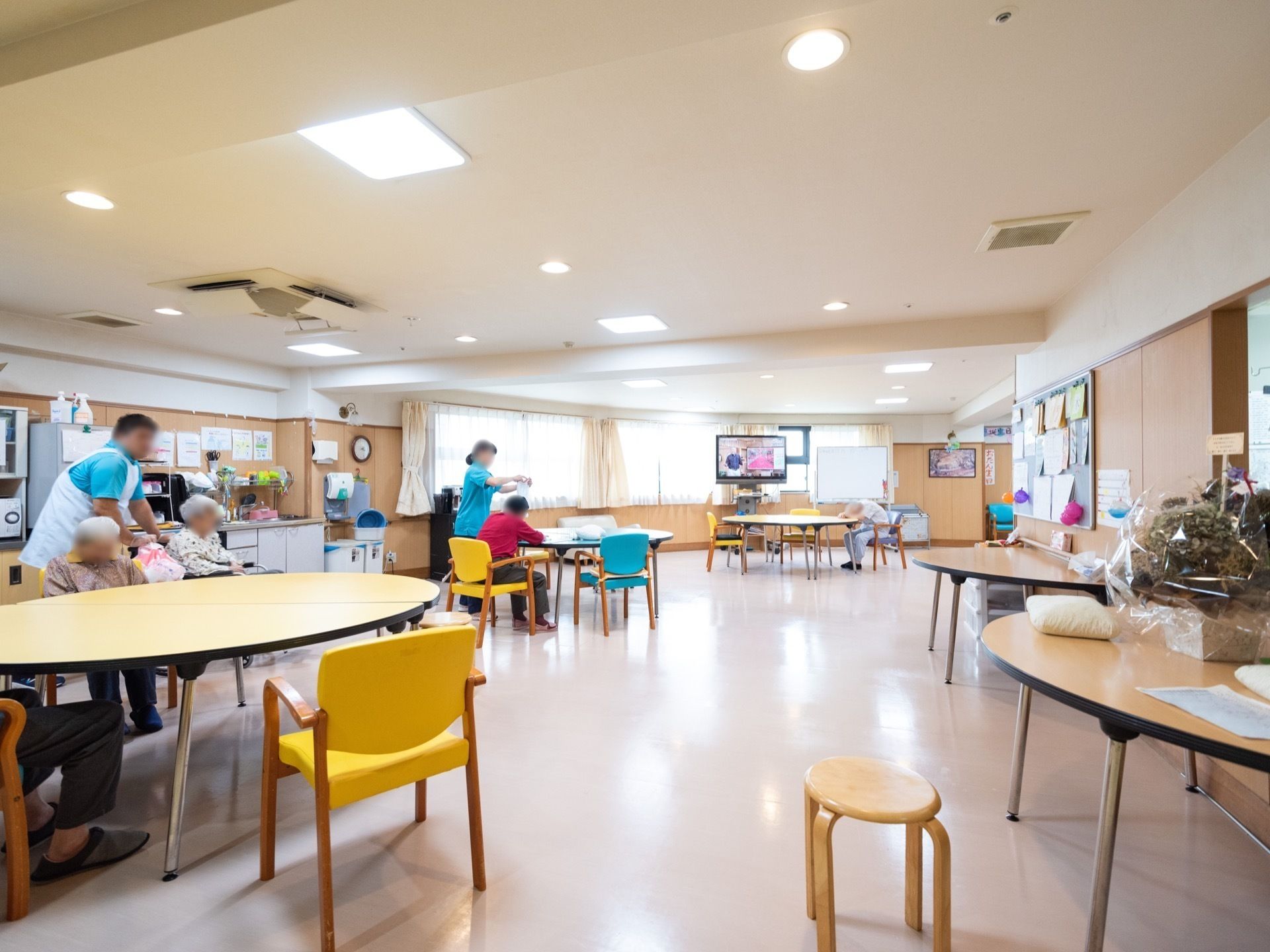 共有スペースでの日常風景