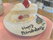 誕生日ケーキのお祝い風景