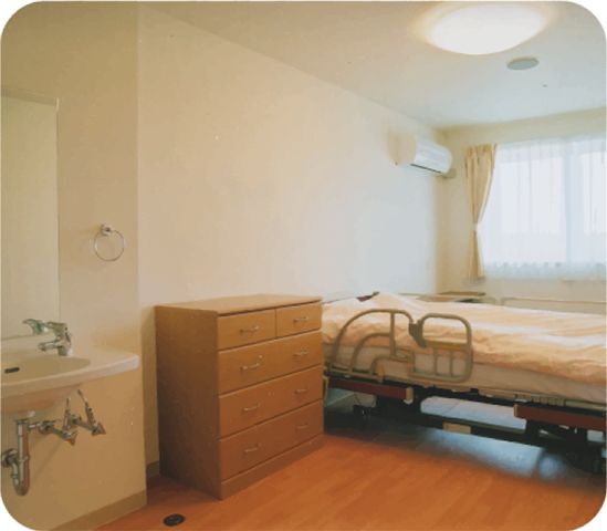 快適な個室の様子