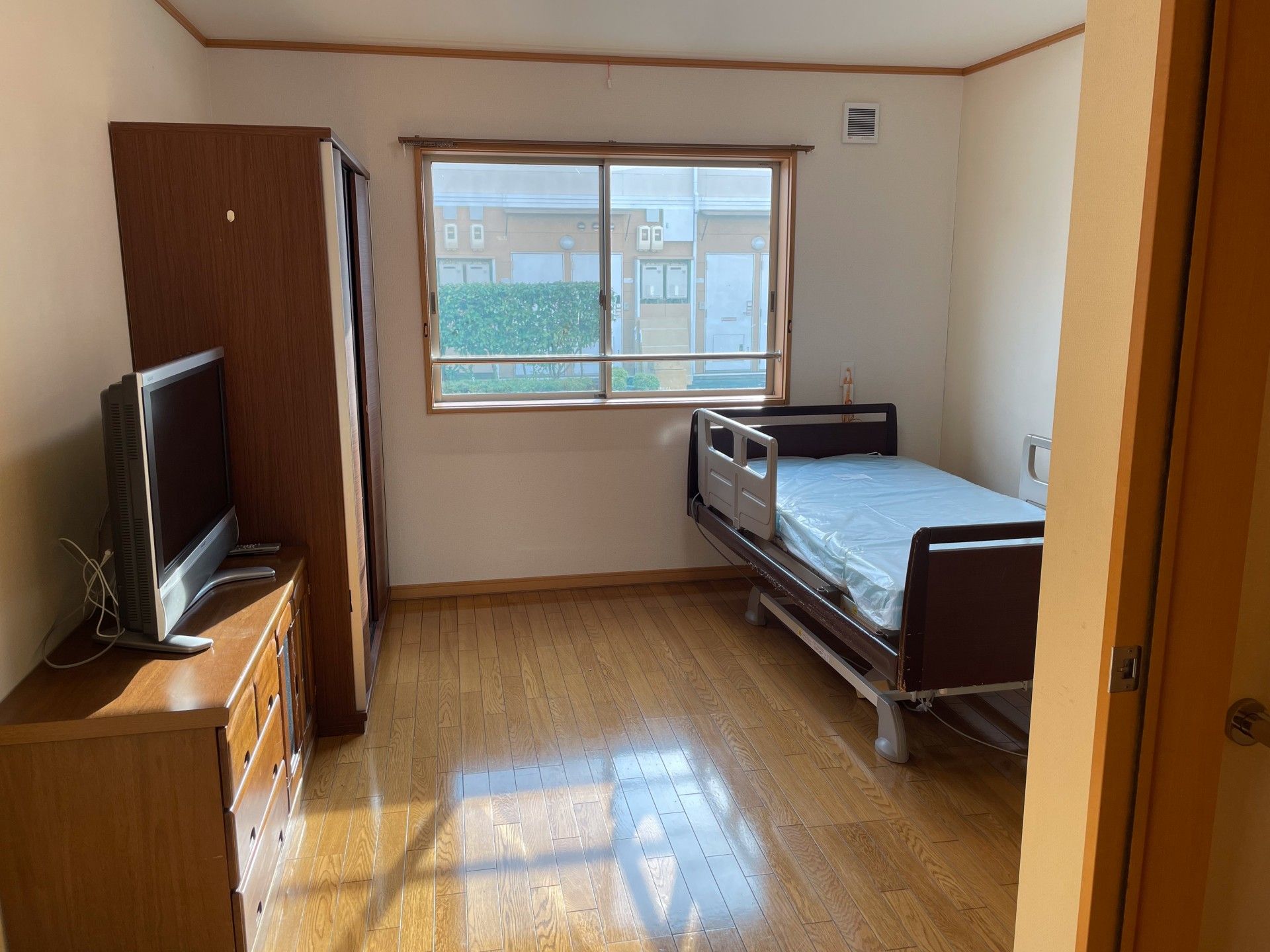 日当たりの良い個室