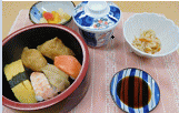 手作り感溢れる和食の一例